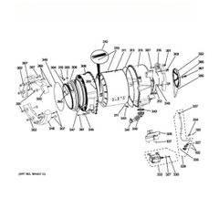 GENERAL ELECTRIC WH08X10055 TWO EAR CLAMPS