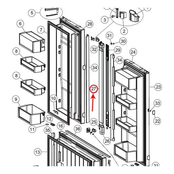FISHER & PAYKEL 839681 AIR CLEANER REPLACEMENT PARTS