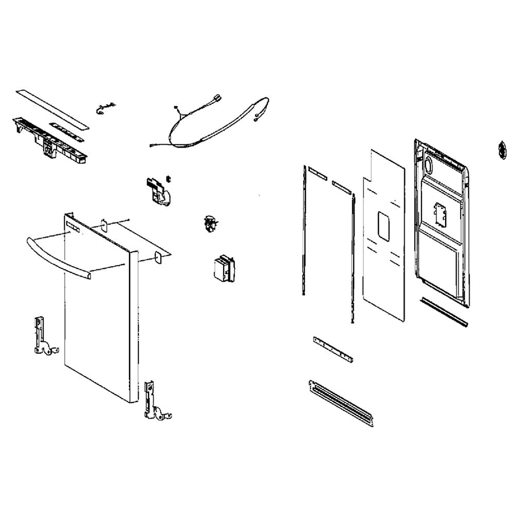 SAMSUNG DD82-01374A WALL BRACKETS & PARTS