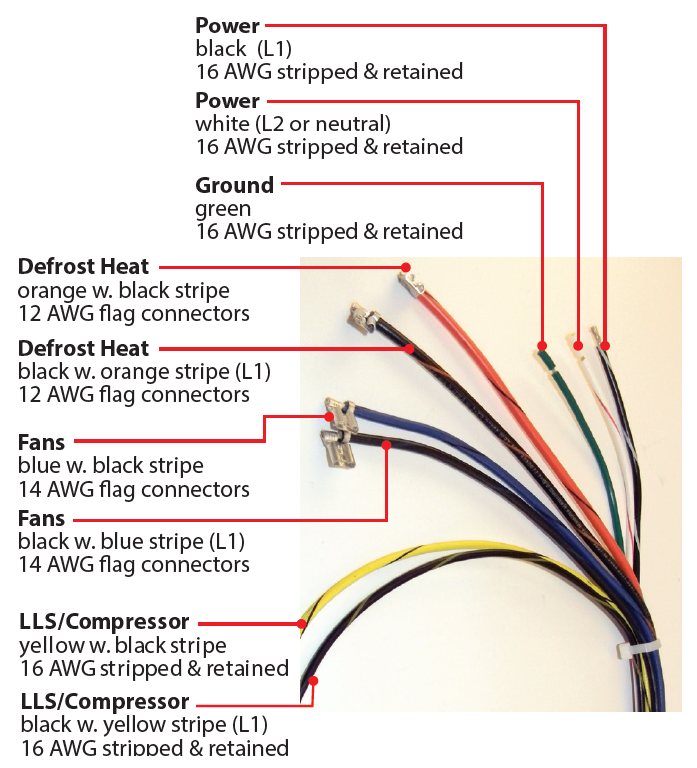 KE2 THERM SOLUTIONS 20737 MOTOR WIRING HARNESSES