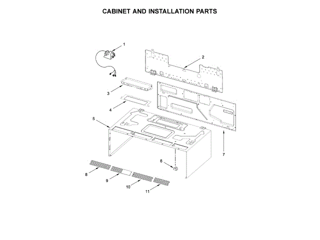WHIRLPOOL W10914685 WIRING HARNESSES