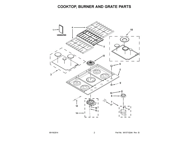 WHIRLPOOL W11639794 GAS VALVE ASSEMBLIES