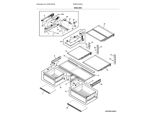 ELECTROLUX 5304523127 AIR CLEANER REPLACEMENT PARTS