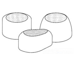 PASCO Pasco Specialty 917-PR Bolt Cap 1/4 or 5/16 ROUND BOLT CAP