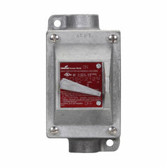 EATON Crouse-Hinds EDSC2129 Snap Switch Control Station 120/277 VAC 1-Gang Factory Sealed Feed-Through