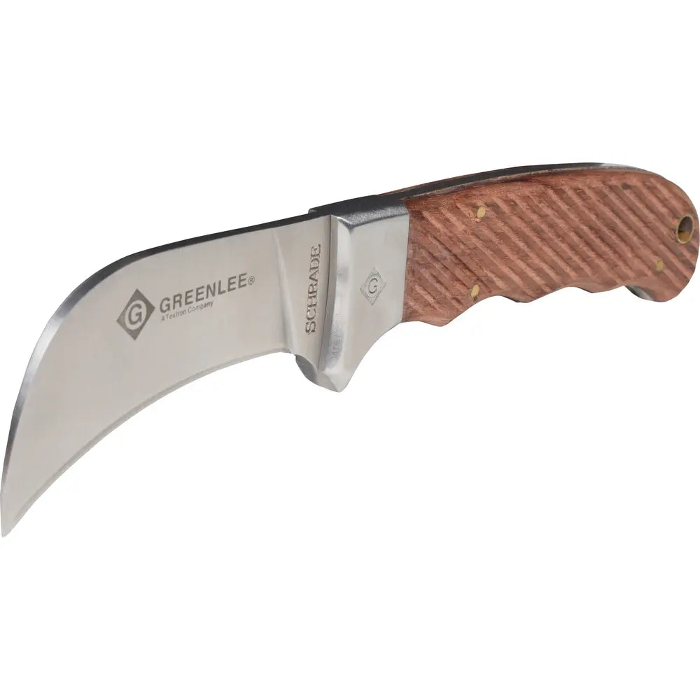 GREENLEE Greenlee 0652-29 GRL Fixed Blade Knife with Stainless Steel Hawkbill Blade