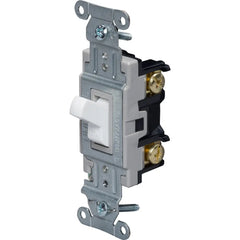HUBBELL WIRING Hubbell Wiring Device-Kellems CSB220W HWD 20A Double Pole Specification Commercial Switch 120/277V