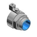 THOMAS & BETTS THOMAS & BETTS 5332GR 1/2 Inch External Bonding Liquidtight Flexible Metal Conduit Straight Insulated With Revolver Lug With Tin Plated Cu Alloy Lug For #14 To #4 Ground Wire For Use In Wet Locations
