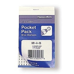 THOMAS & BETTS WM-A-33 MARKERS