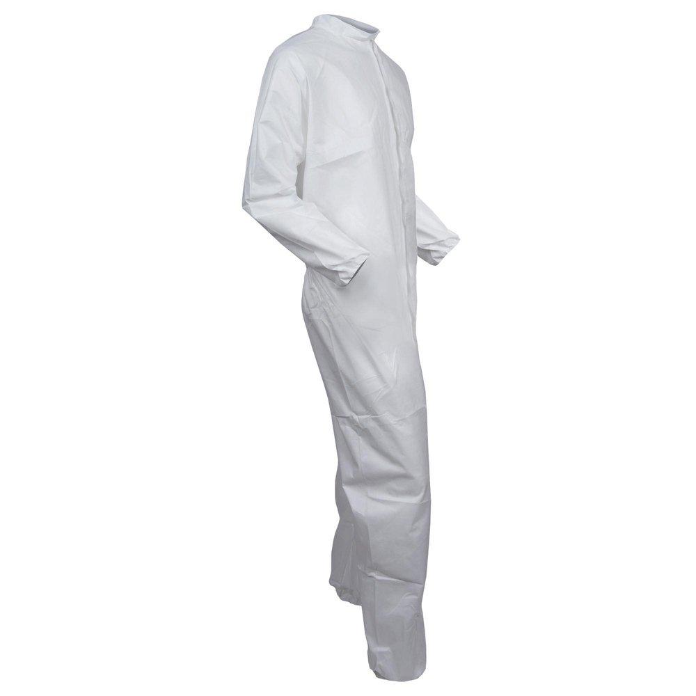KLEENGUARD KleenGuard 44304 XL Size Microporous Film Laminate Coverall in White