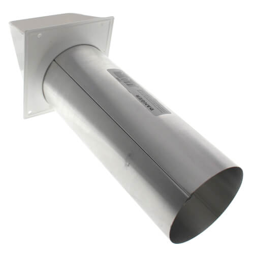 LAMBRO INDUSTRIES Lambro Industries 224W 4 Inch White Plastic Preferred Hood Vent with Standard Tail Piece