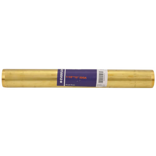 EVERFLOW Everflow 22512 1-1/2 x 12 RB Brass TBE