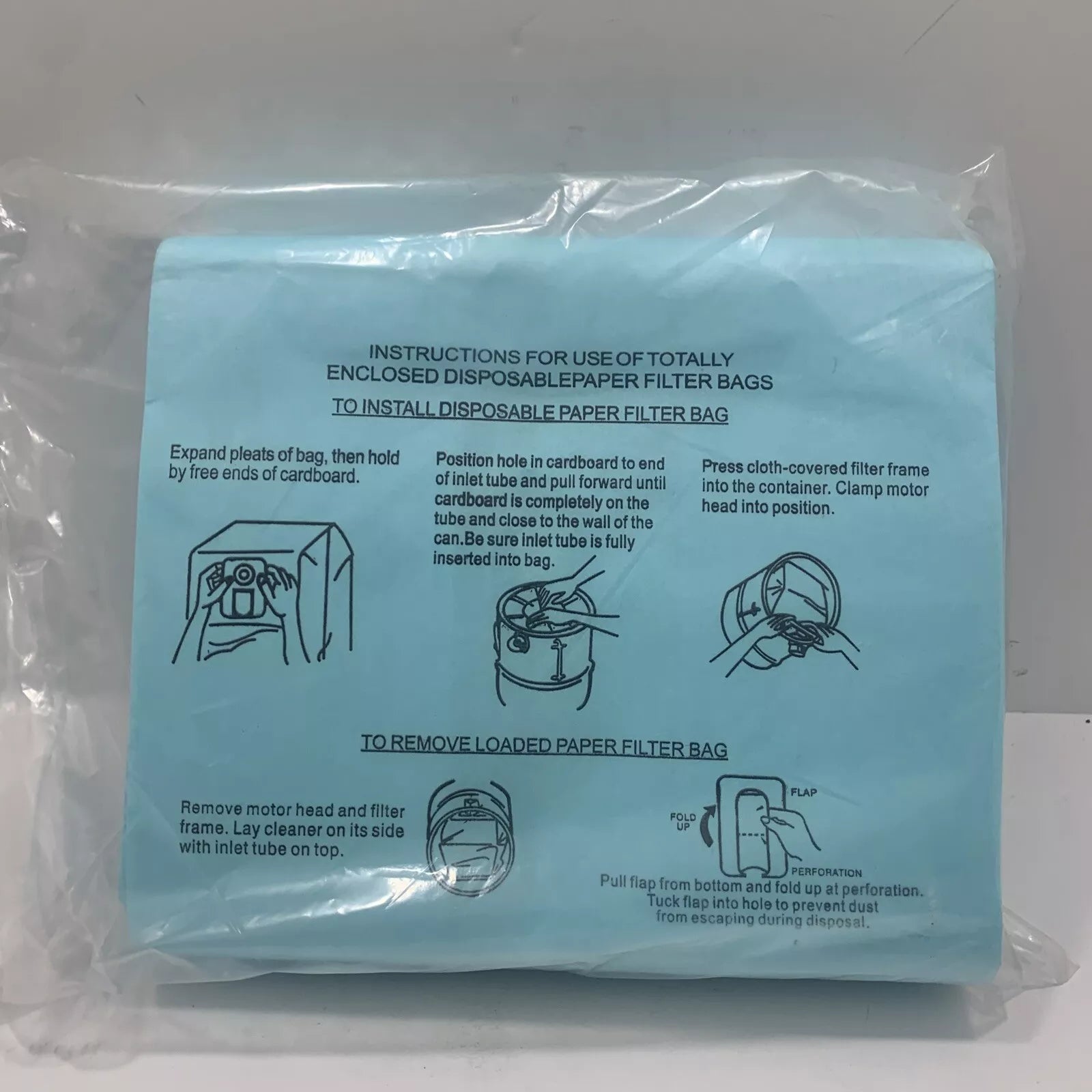 MASTERCRAFT Mastercraft 4465 Envirocare Vacuum Cleaner Bags for PT101, 5-Pack