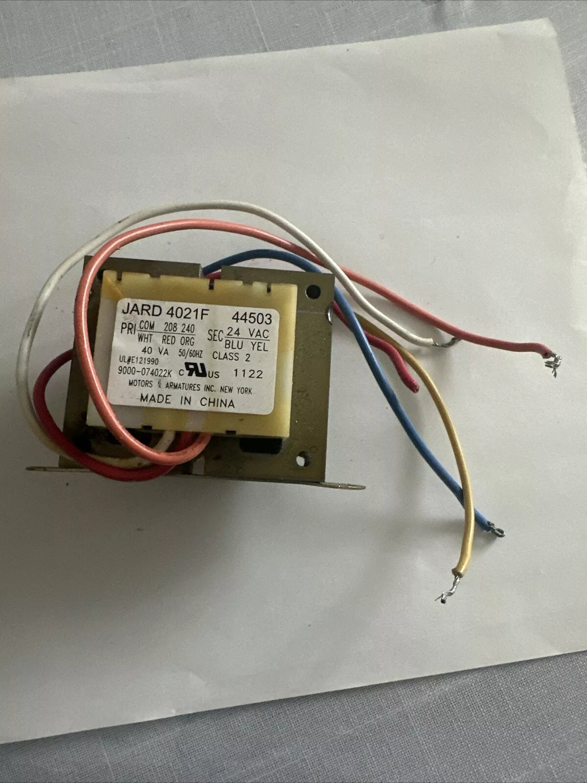 MARS MARS 44503 Control Transformer 40VA (Gray)