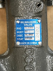 MILWAUKEE Milwaukee CL323ED-800 Butterfly Valve 6 in