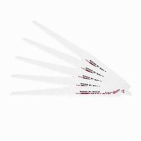 MILWAUKEE Milwaukee MIL-48-00-5036 Sawzall Reciprocating Saw Blades, 9 Inch, 5-6 TPI, Bi-Metal, 5-Pack