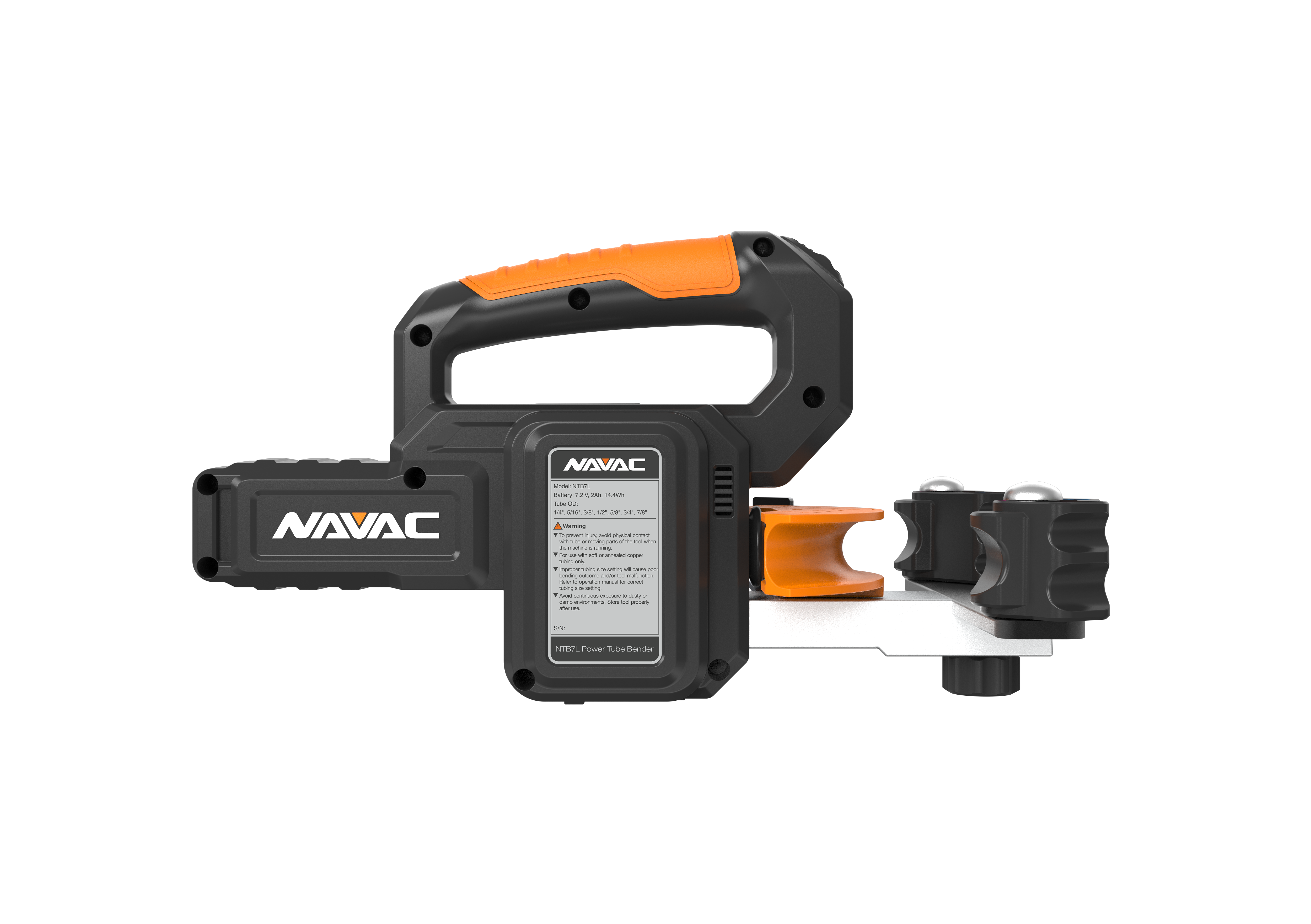 NAVAC NAVAC NAVAC-NTB7L BreakFree Cordless Power Tube Bender Kit - 7/8 in. Max OD