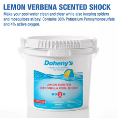 OXYGEN POOLS Oxygen Pools PURA-107 Lemon Scented Pool Shock - 10 lb