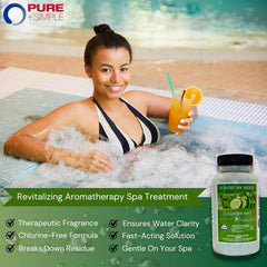 OXYGEN POOLS Oxygen Pools SPA-183 Pure + Simple Cucumber Mint Scented Spa Shock Oxidizer