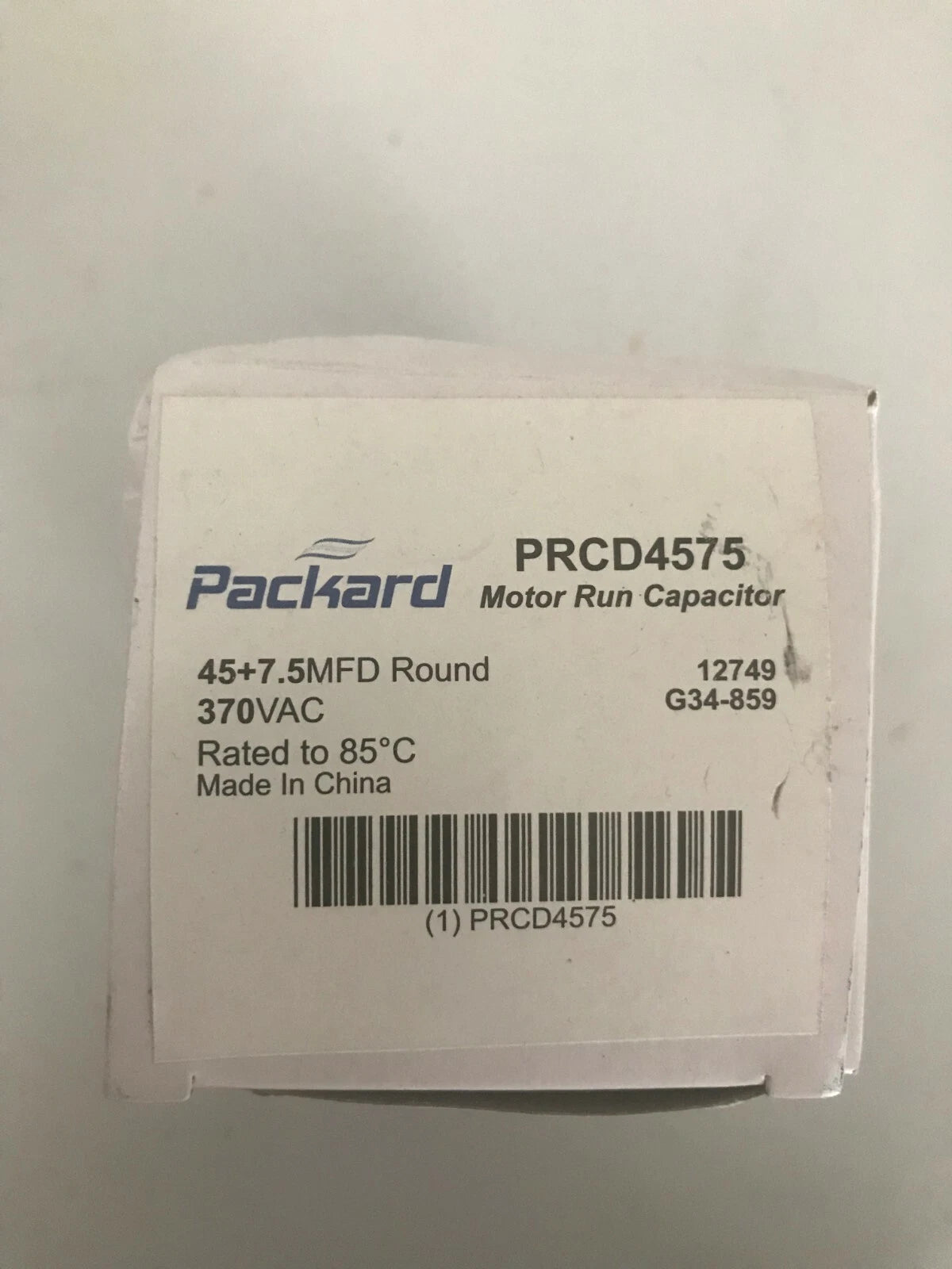 PACKARD PACKARD OV45-370 Titan HD Run Capacitor - 45/15 uF, 370V