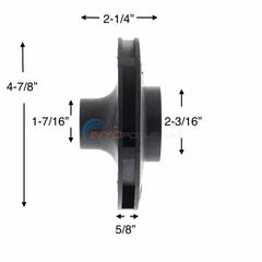 PENTAIR Pentair 073130Z PENTAIR WhisperFlo Impeller 2.0 & 2.5hp Replacement