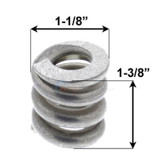 PENTAIR Pentair 195612Z Quad DE Filter Clamp Band Spring - 1.25 inch