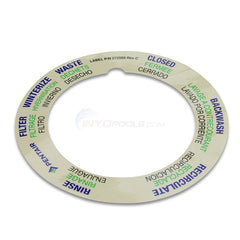 PENTAIR Pentair 272599Z Valve Label