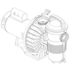 PENTAIR Pentair 355369Z Challenger Pump Impeller 1 HP Full Rated / 1-1/2 HP Up Rated