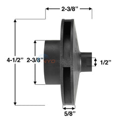 PENTAIR Pentair 355074Z Impeller for Pool and Spa Pumps
