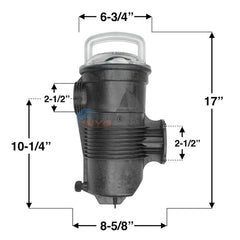 PENTAIR Pentair 359507Z Challenger Pump Trap Assembly