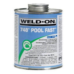 IPS CORPORATION IPS Corporation 13342 Weld-On 748 Pool Fast Blue PVC Cement 1 Quart