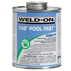 IPS CORPORATION IPS Corporation 13342 Weld-On 748 Pool Fast Blue PVC Cement 1 Quart