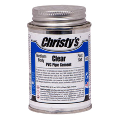 IPS CORPORATION IPS CORPORATION 505143 Clear Medium PVC Cement - 1/4 Pint