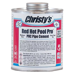 IPS CORPORATION IPS CORPORATION 505175 - Christy's Red Hot Pool Pro PVC Cement - 1 Quart (12-Pack)