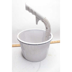 JED POOL TOOLS JED POOL TOOLS 46-1070DX-B Deluxe Skimmer Basket with Flow Skim Handle