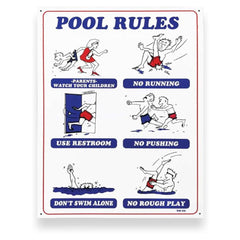 JED POOL TOOLS 90-100 POOL & SPA SIGNS