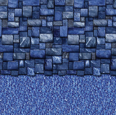 LATHAM POOL PRODUCTS Latham Pool Products LA5RB1500BS2STX Blue Slate EZ Bead Above Ground Pool Liner - 15 ft Round, 52 in Wall