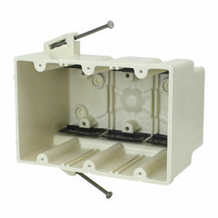 ALLIED MOULDED PRODUCTS Allied Moulded Products 3303-NK 3-Gang Switch/Receptacle Outlet Box 56.5 Cu In