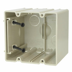 ALLIED MOULDED PRODUCTS Allied Moulded Products SB-2 Adjustable 2-Gang Electrical Box 42-Cubic-Inch