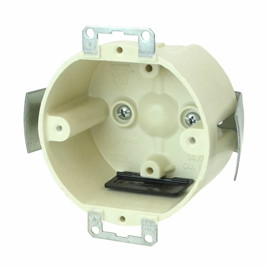 ALLIED MOULDED PRODUCTS Allied Moulded Products 9338-ESK Round Fixture Support Box 14 Cubic Inches 3.5 Inches Depth