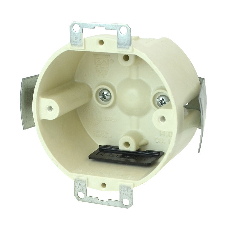 ALLIED MOULDED PRODUCTS Allied Moulded Products 9338-ESK Round Fixture Support Box 14 Cubic Inches 3.5 Inches Depth