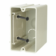 ALLIED MOULDED PRODUCTS Allied Moulded Products SB-1 Adjustable 1-Gang Switch/Receptacle Outlet Box 23 Cubic Inch