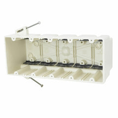 ALLIED MOULDED PRODUCTS Allied Moulded Products 5305-NK 5-Gang Switch and Outlet Box