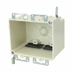 ALLIED MOULDED PRODUCTS Allied Moulded Products 9312EWK 2-Gang Switch/Outlet Box 28 Cubic Inch