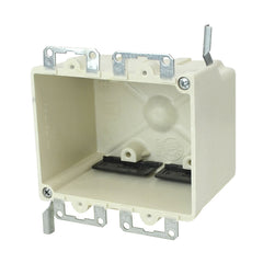 ALLIED MOULDED PRODUCTS Allied Moulded Products 9312EWK 2-Gang Switch/Outlet Box 28 Cubic Inch