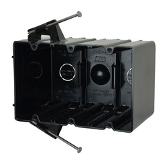 ALLIED MOULDED PRODUCTS Allied Moulded Products P-643 3-Gang Switch/Outlet Box 3-9/16 Inch Depth 64 Cubic-Inch