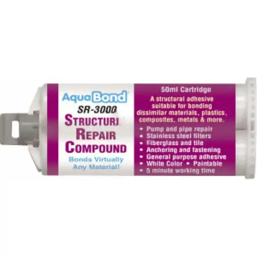 AQUABOND AQUABOND SR-3000 Structural Repair Adhesive - White
