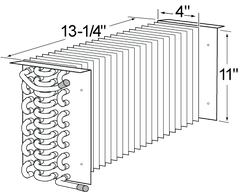 BEVERAGE AIR Beverage Air 305-159C Condenser Coil