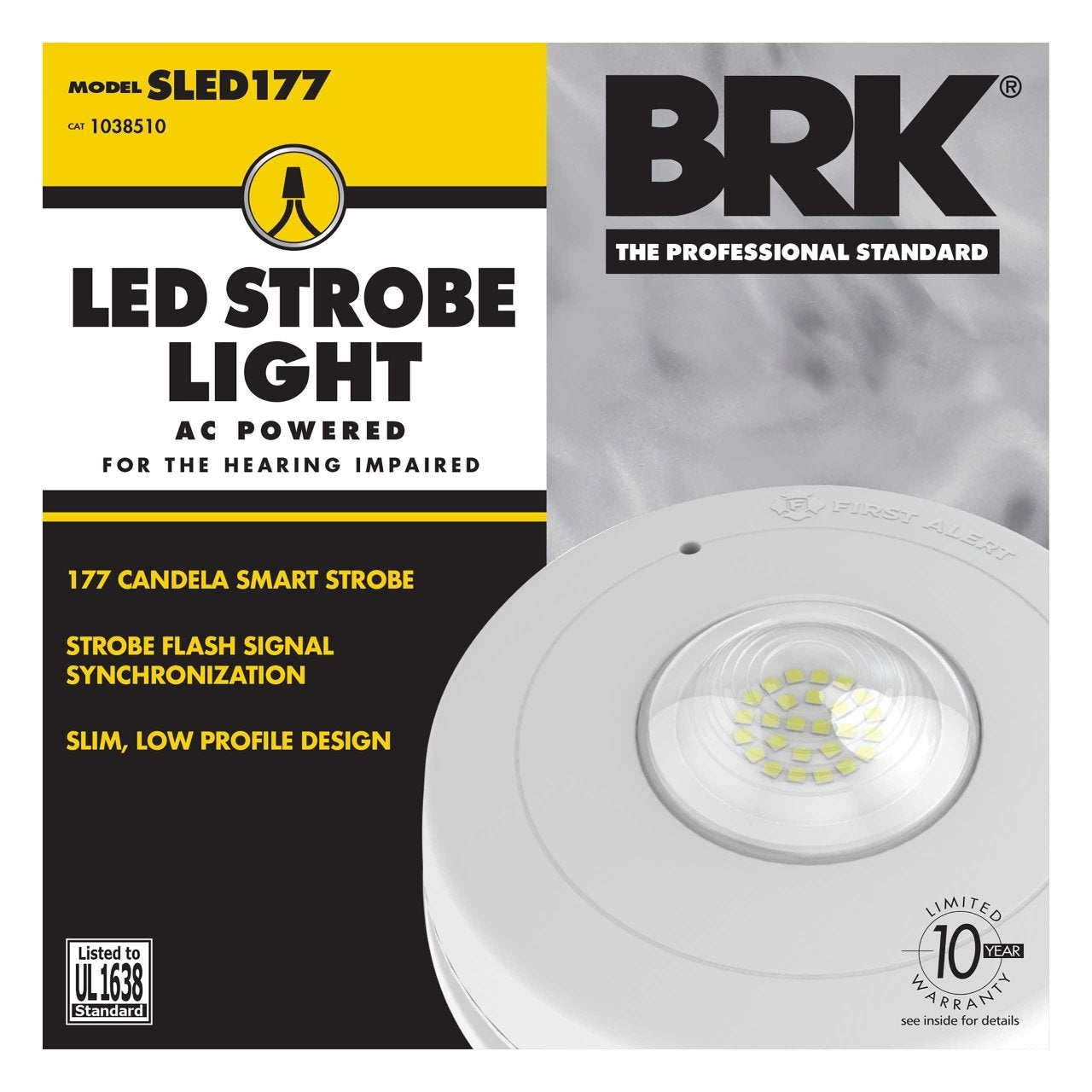 BRK BRK 1038510(SLED177) First Alert Hardwired LED Strobe Light