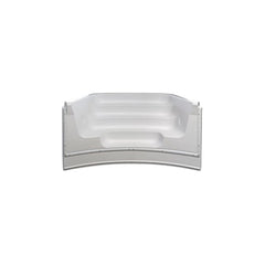 CARDINAL POOLS CARDINAL POOLS QP-0084TSR 8 ft. 4-Step Radius Twin Seat - Quaker White